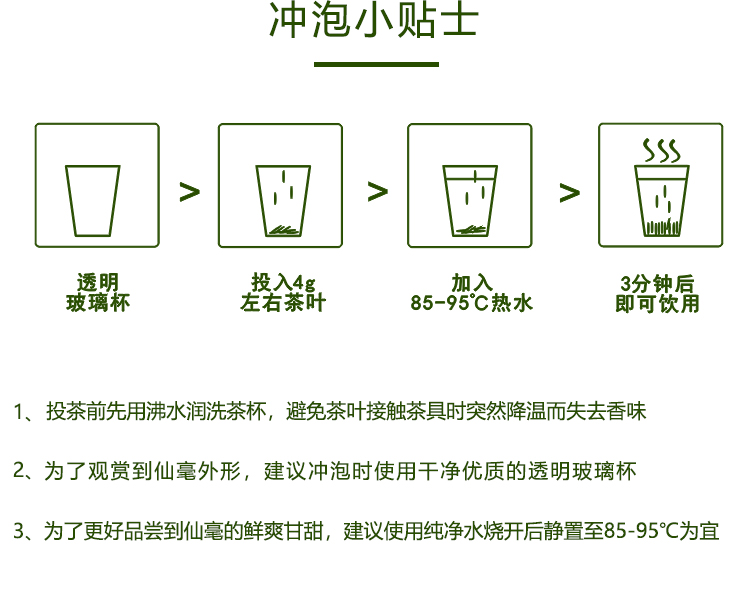 品质口粮精品仙毫磨砂罐50g详情图7