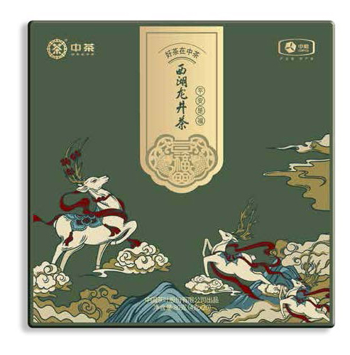 中茶23绿茶平安西湖龙井80g
