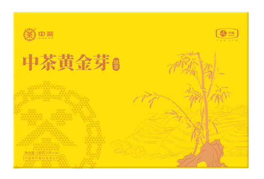 中茶23绿茶特色系列黄金芽180g
