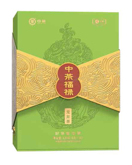中茶23绿茶福禄系列龙井120g