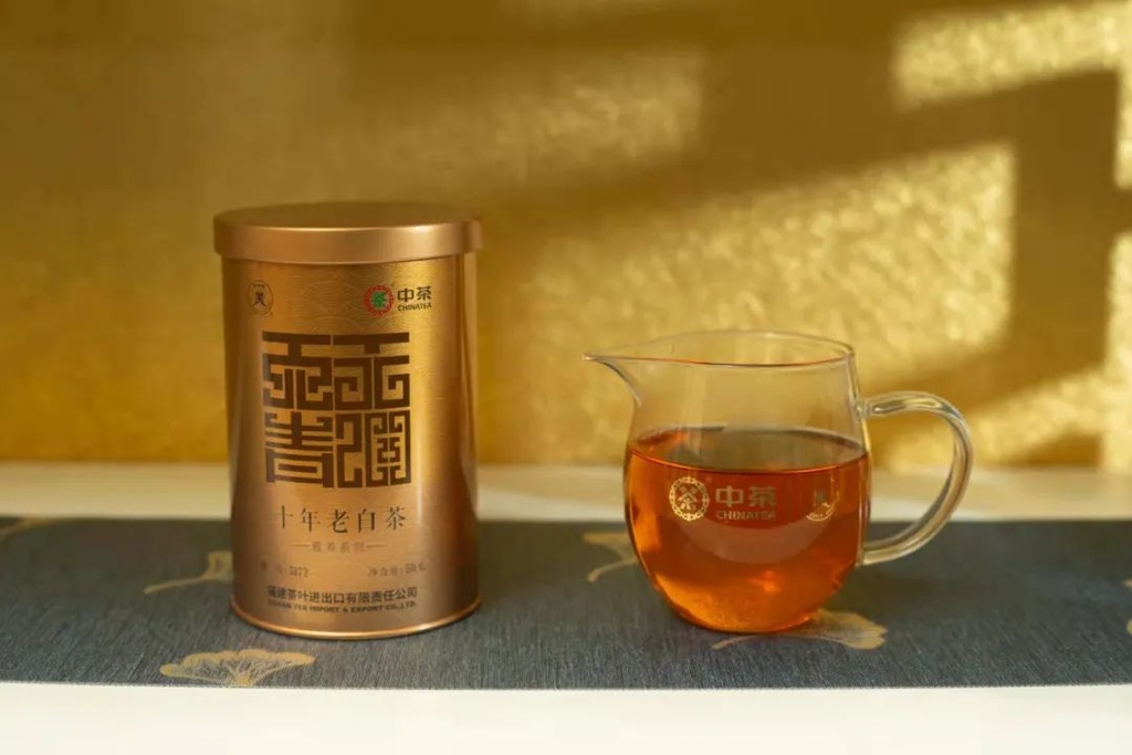 中茶5172中茶十年老白茶-雅养系列50g