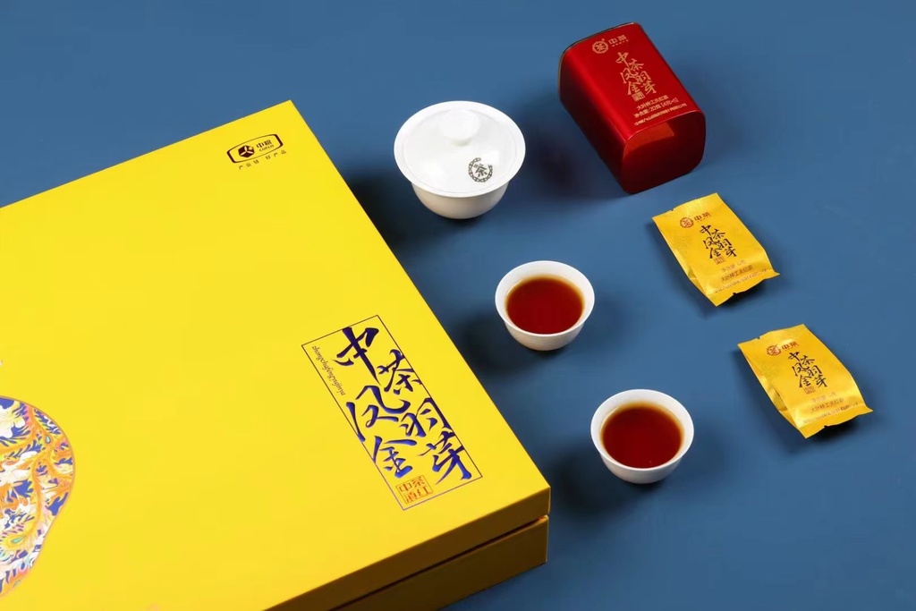 中茶凤羽金芽红茶（大叶种工夫红茶）192g