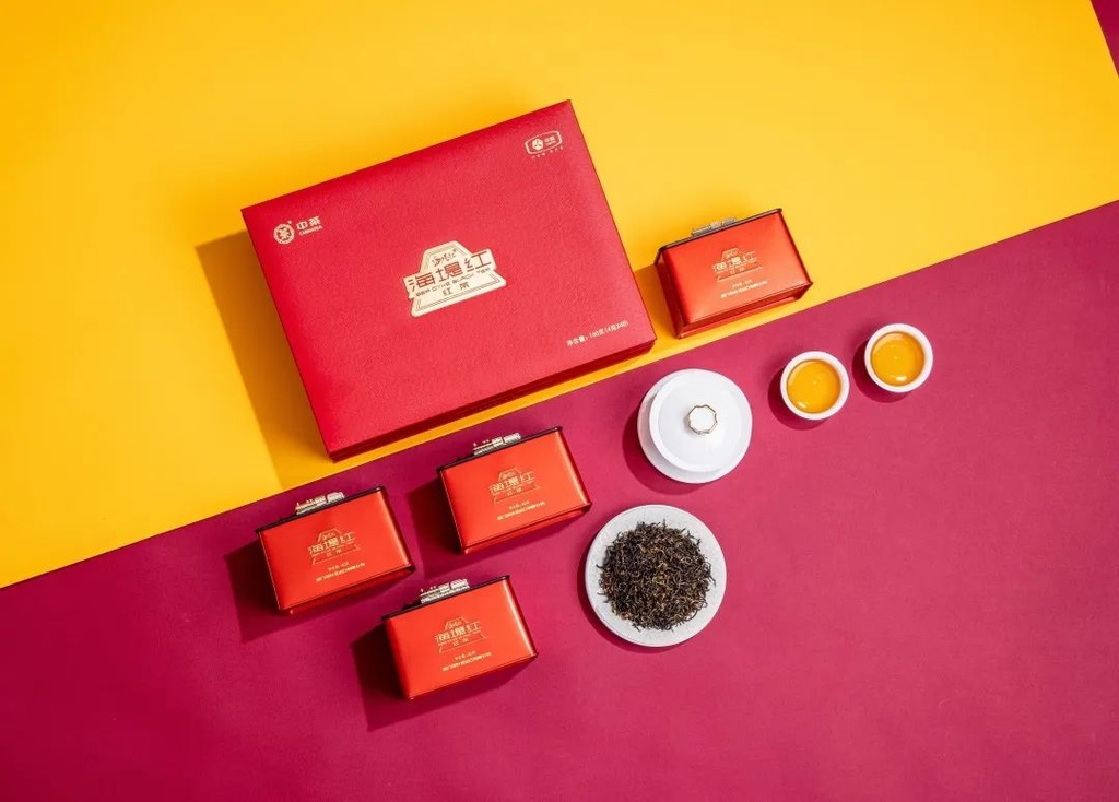 中茶海堤精品系列海堤红升级款160g