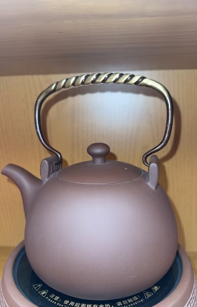 中茶璞润回纹提梁煮水壶