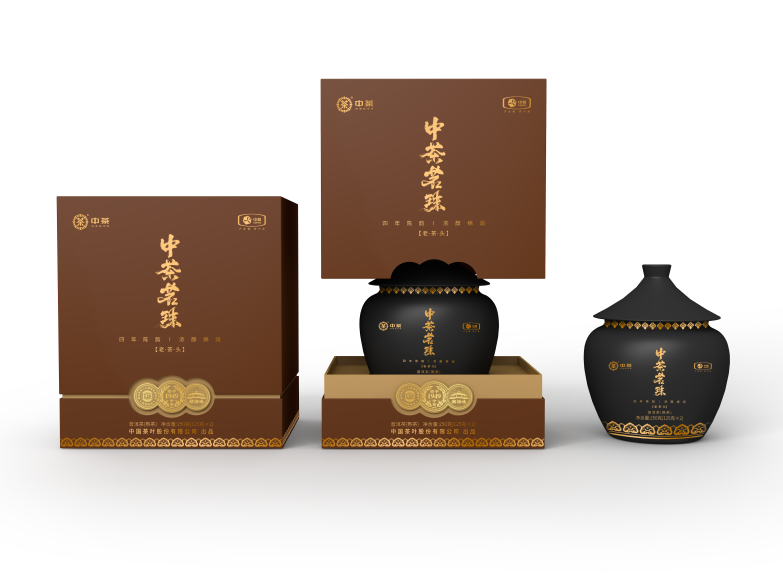 中茶茗珠·老茶头普洱熟茶250g