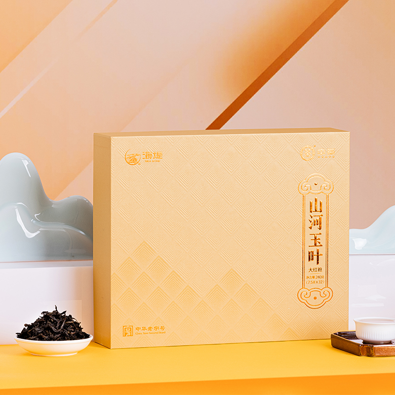 中茶海堤CTA6691山河玉叶大红袍240g