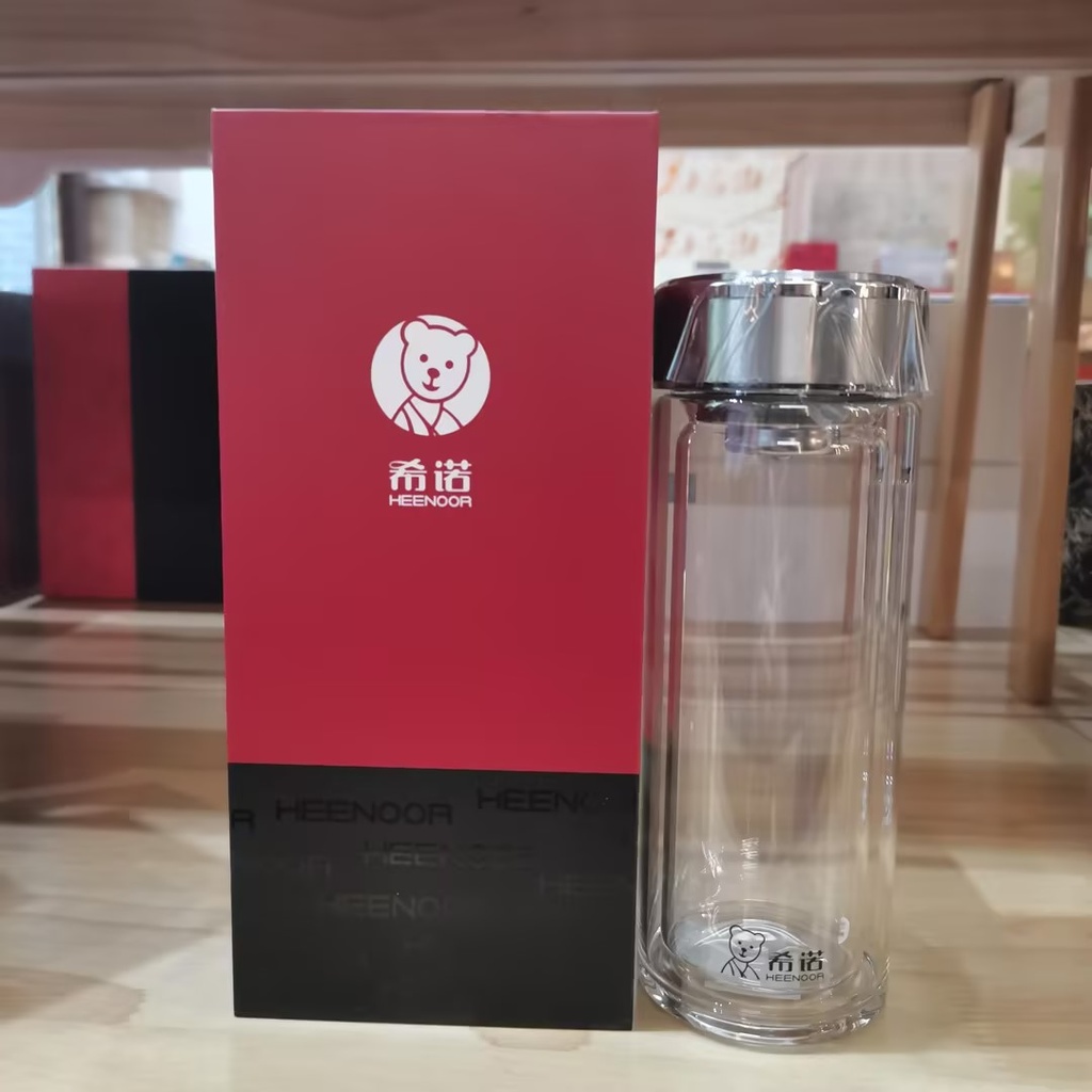 希诺7160双层玻璃杯285ml