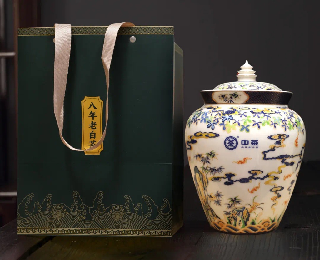 中茶51015八年老白茶230g