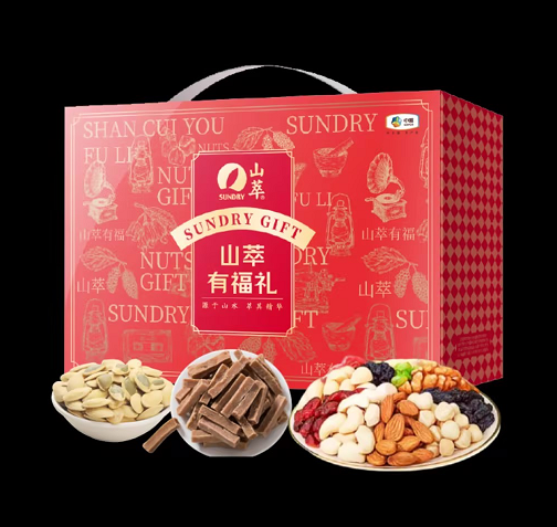 中粮山萃有福礼坚果礼盒1018g