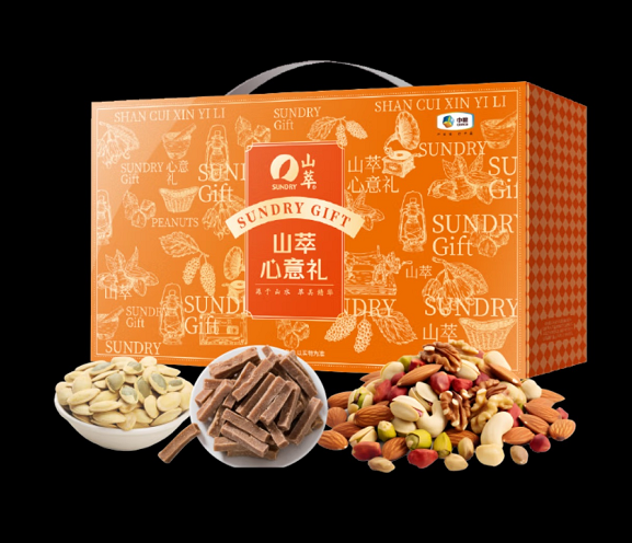 中粮山萃心意礼坚果礼盒1334g