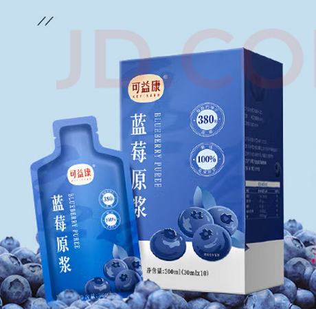 可益康蓝莓原浆饮品300ml