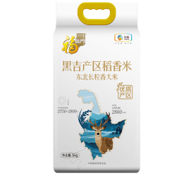 中粮福临门优质产区黑吉产区稻香米5kg