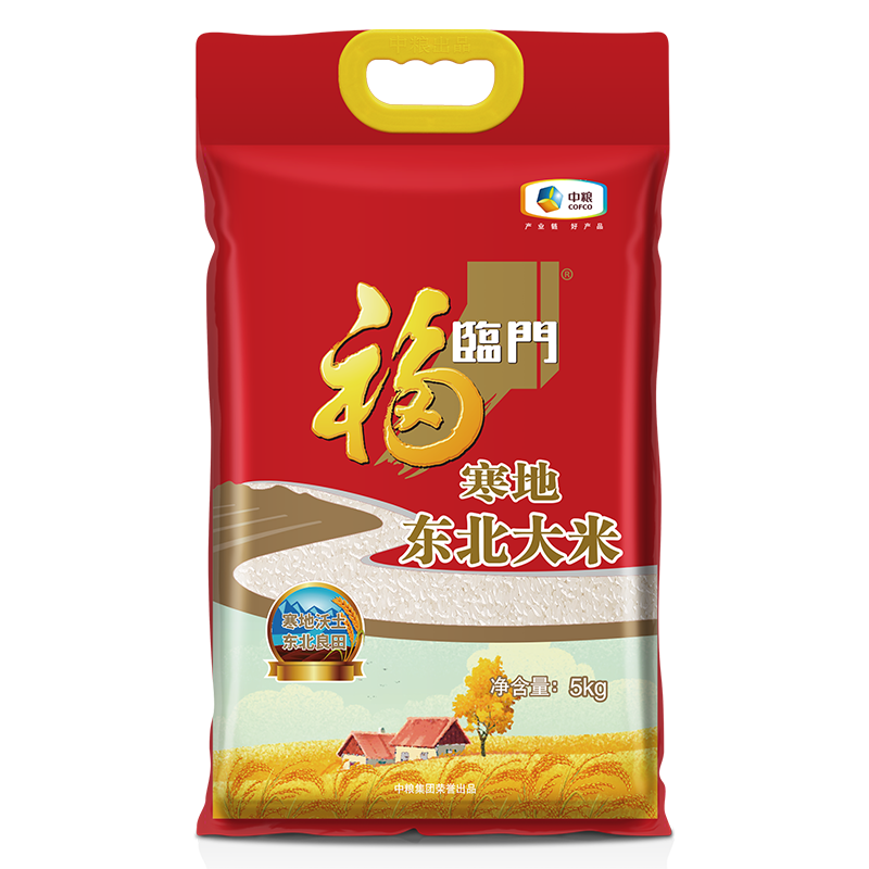 中粮福临门寒地东北大米5kg