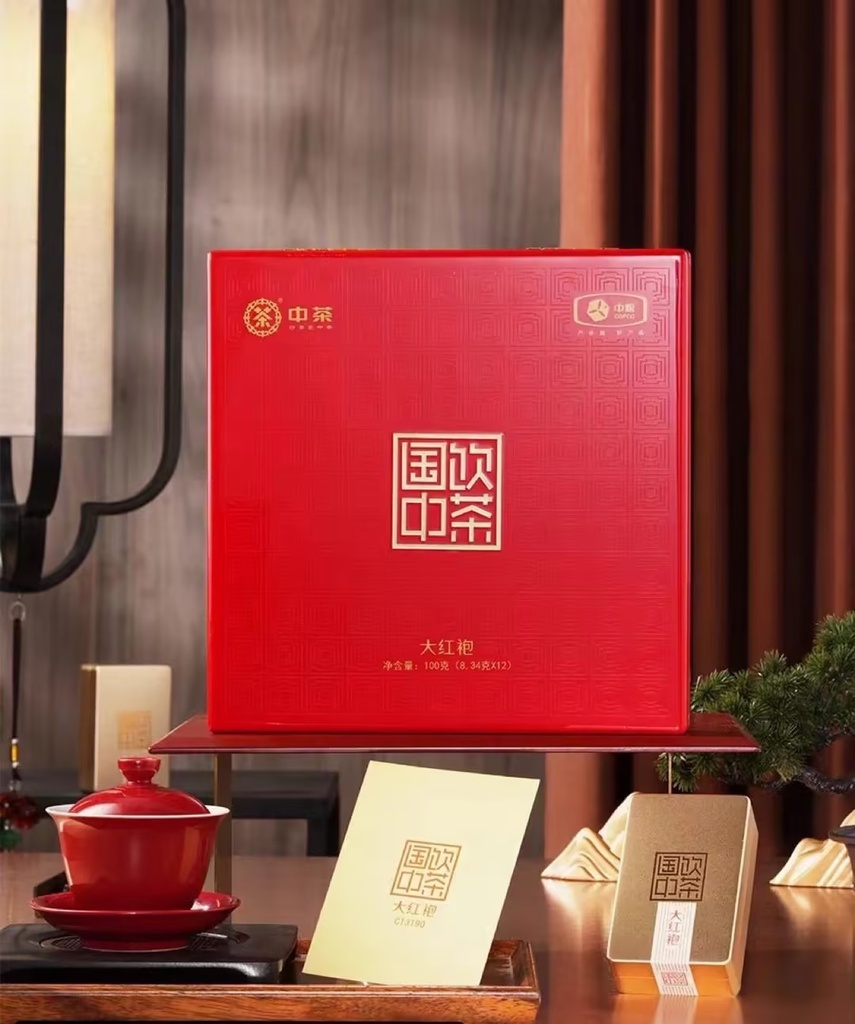 中茶海堤国饮中茶大红袍100g