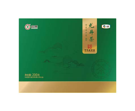 中茶25年纸包雨前龙井茶200g